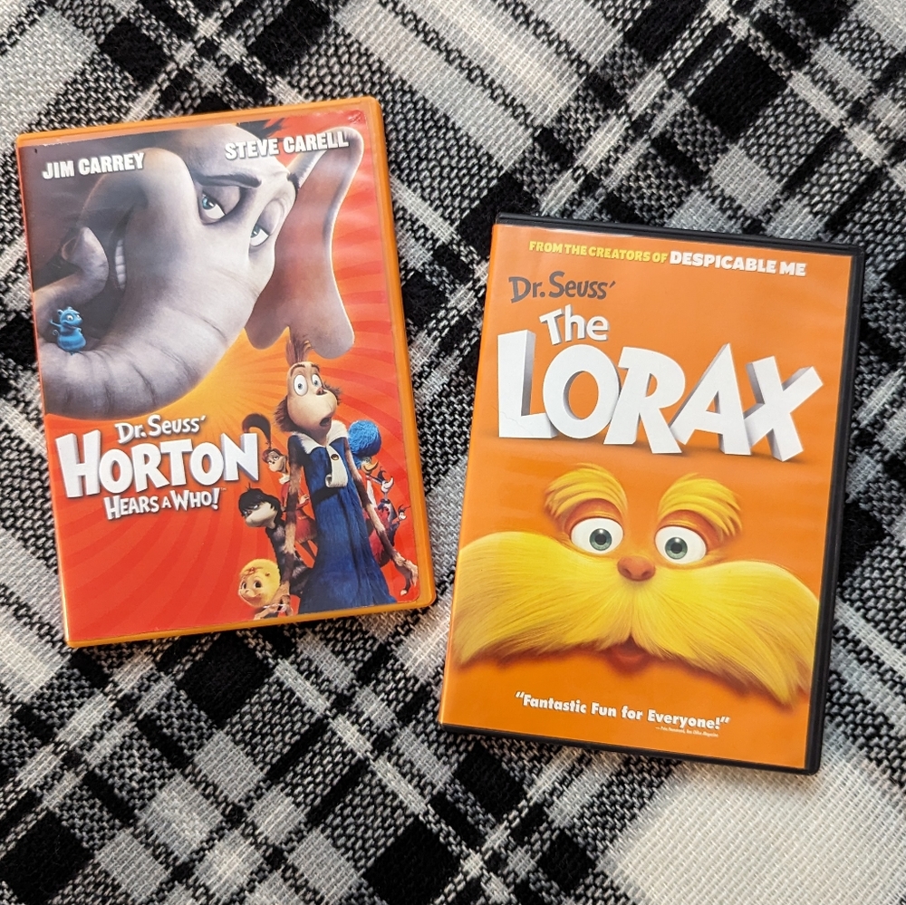 Set of 2 Dr. Seuss DVDs- The Lorax and Horton Hears a Who!